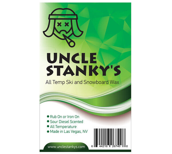 Uncle Stanky`s All Temperature GRÜN Hanföl Ski & Snowboard Wachs, 85g